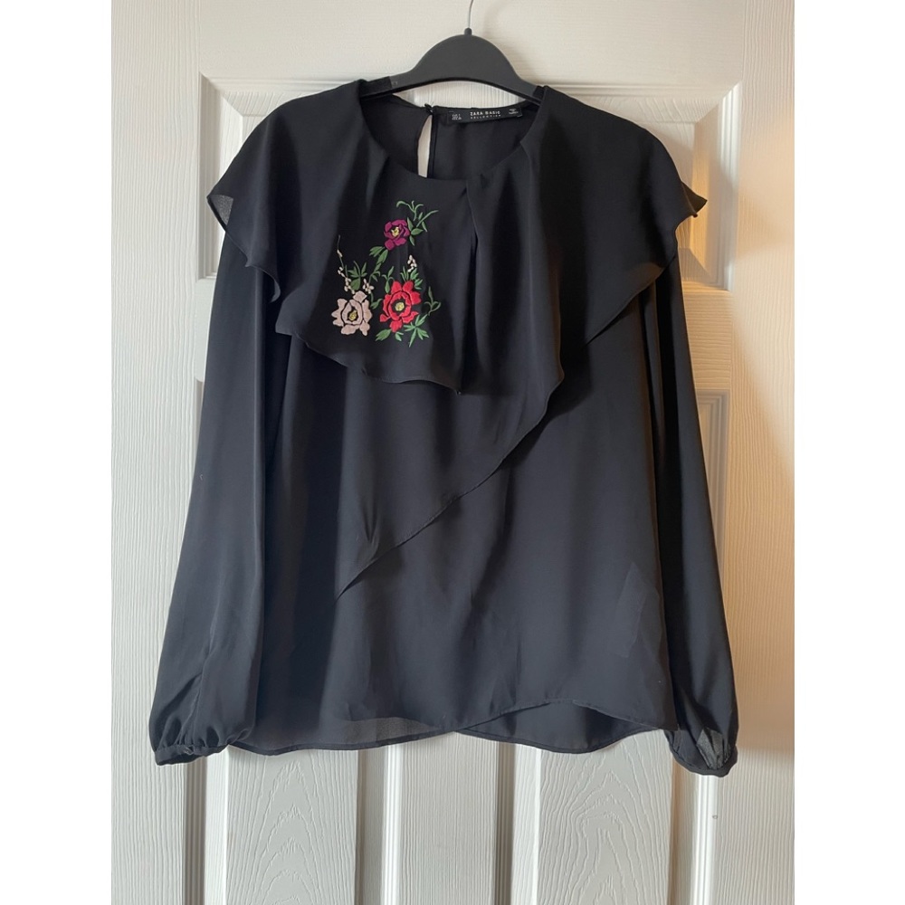 2 for 20! Zara Boho Blouse with Embroidery